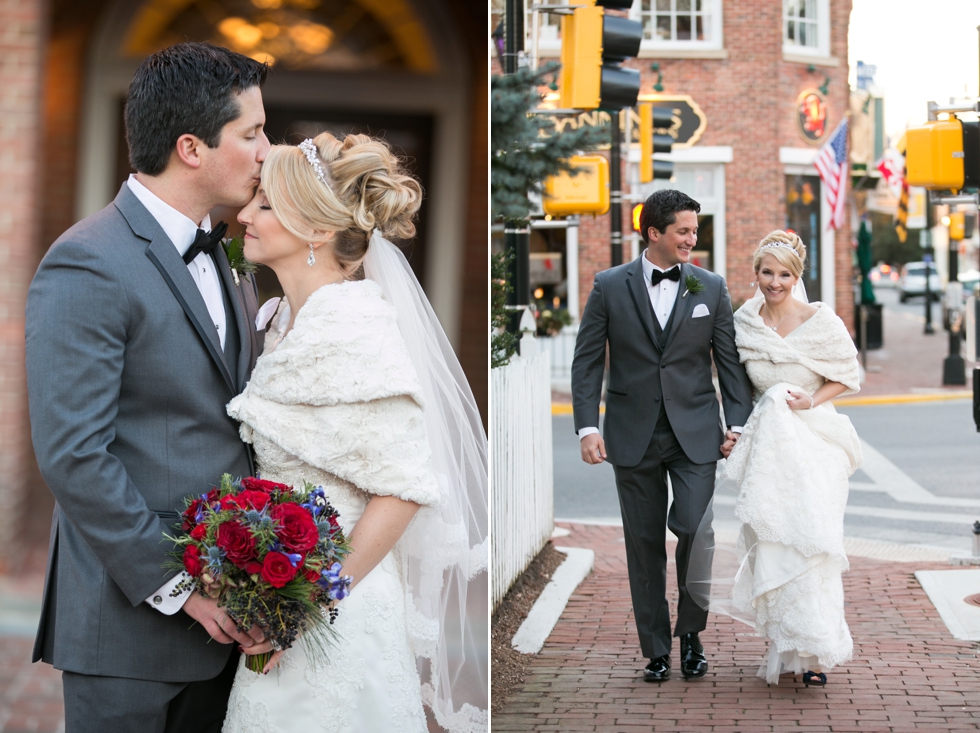 Tidewater Inn winter wedding Photographer - Monteray Farms Floral design