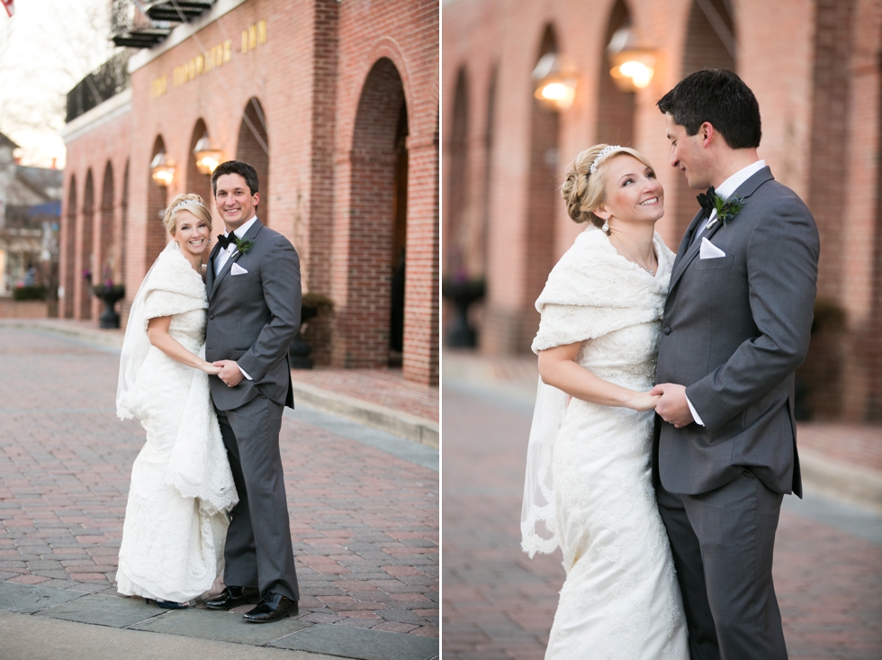 The Tidewater Inn Winter Wedding Photographer - Easton MD