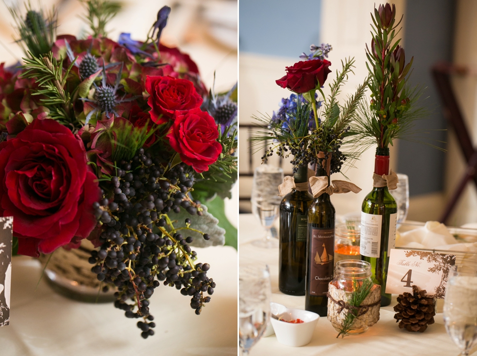 Tidewater Inn winter wedding Photographer - Monteray Farms Floral design