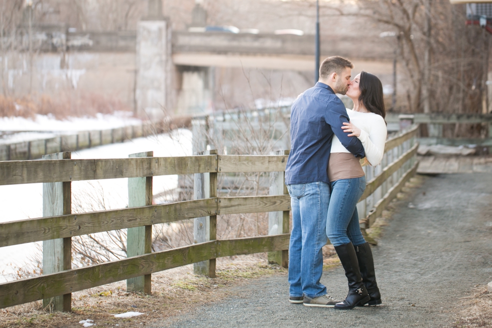 Manayunk Canal Engagement Photography