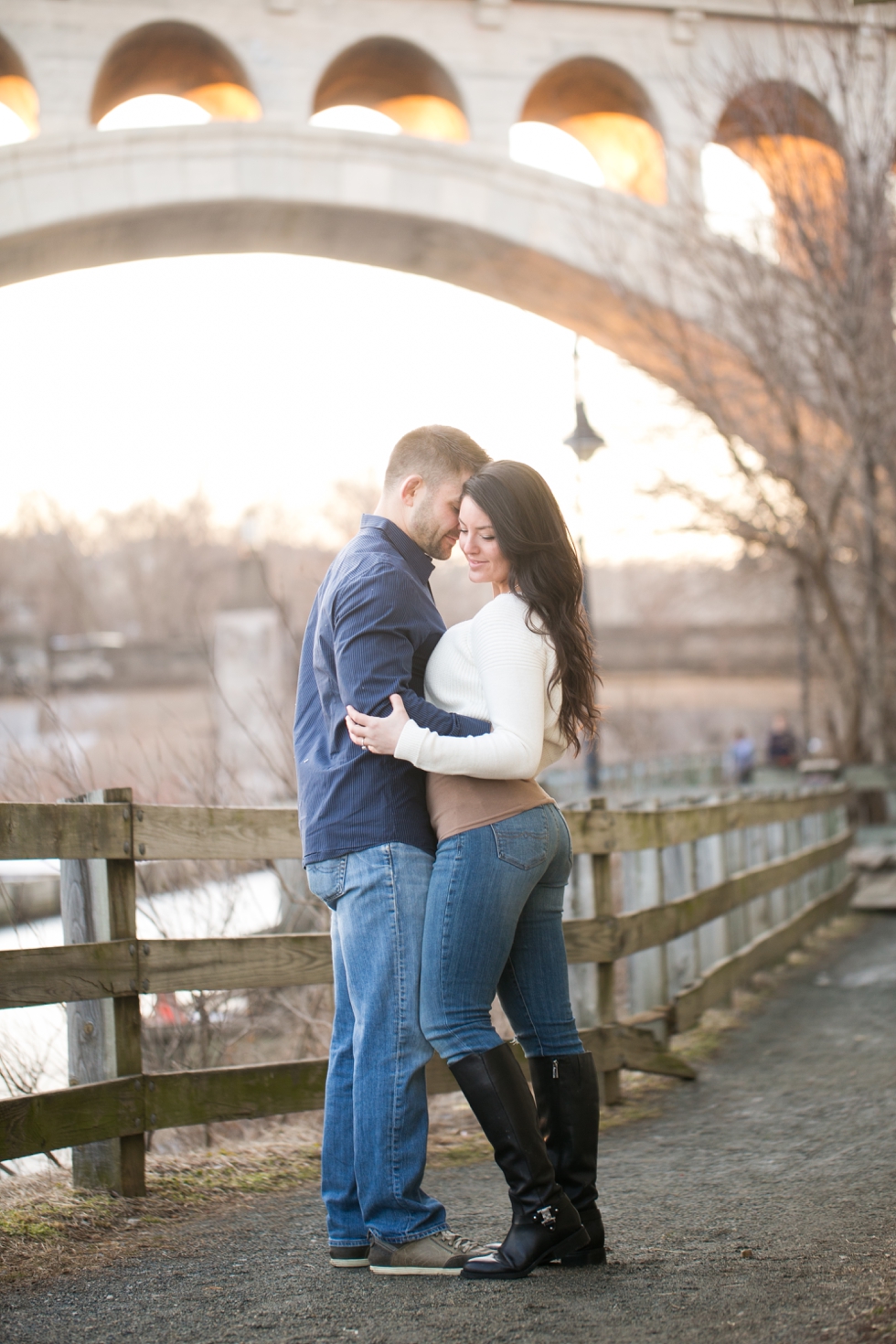 Manayunk Canal Engagement Photography - Towpath Manayunk Photographs