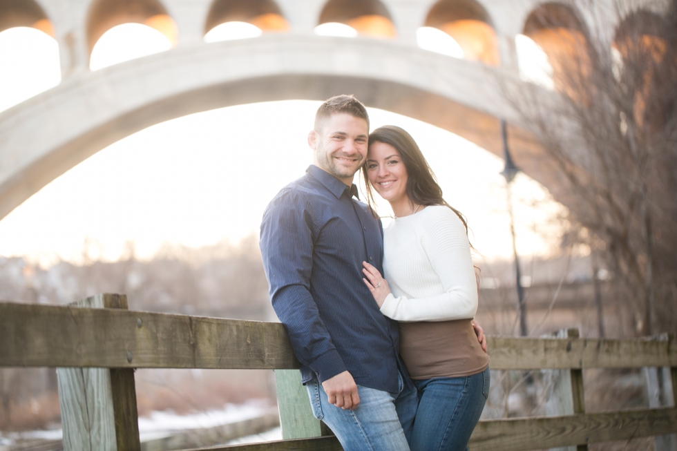 Manayunk Canal Engagement Photography