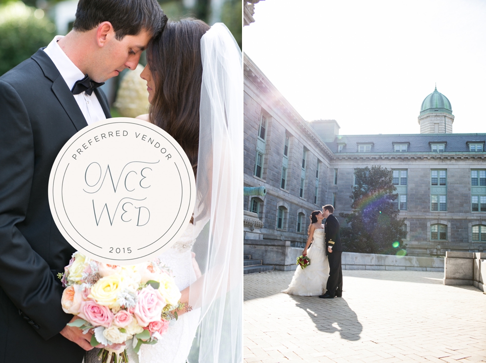 US Naval Academy Annapolis Wedding Photographer - OnceWed Featured Philadelphia Photographer