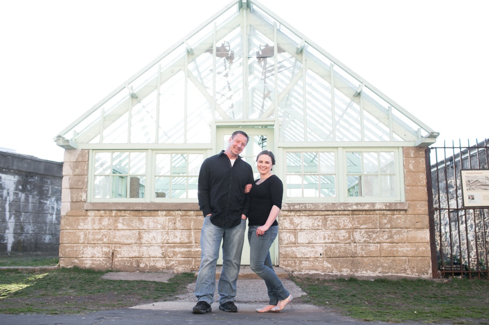 Garden House Engagement Photographer - Philadelphia Wedding