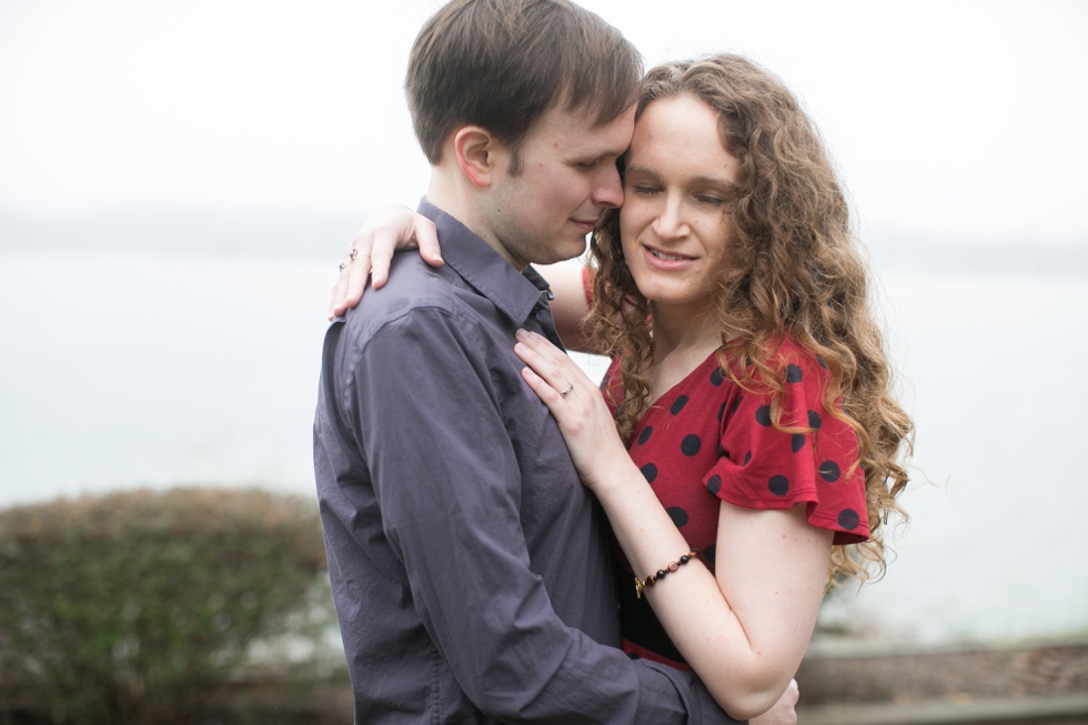 Quiet Waters Park Engagement Session - Rainy Engagement