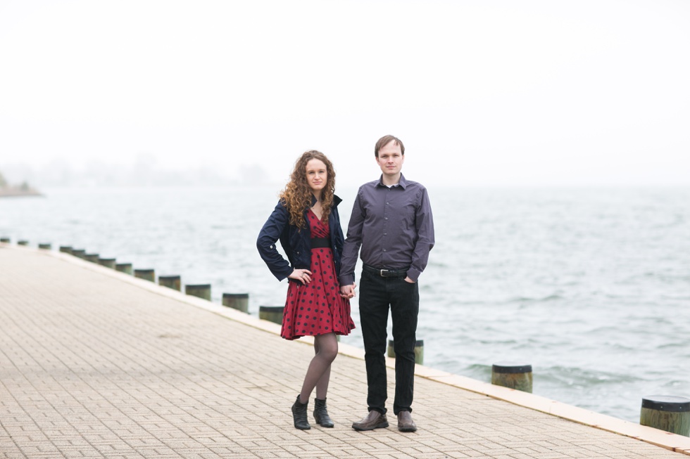 South River Annapolis Engagement Photographer - Rainy Engagement