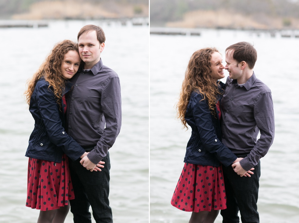 South River Annapolis Engagement Photographer - Rainy Engagement