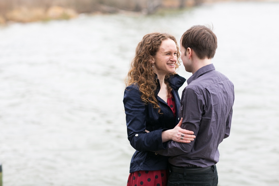 South River Engagement Photographer - Rainy Engagement Session