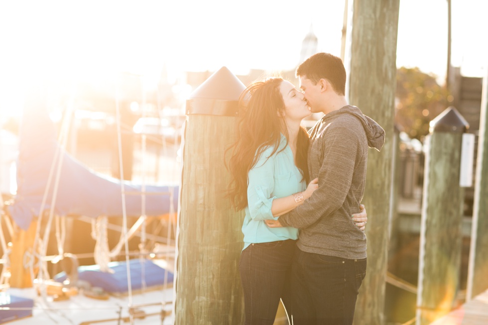 Annapolis Destination Lifestyle Engagement Photographer - California Engaged Couple