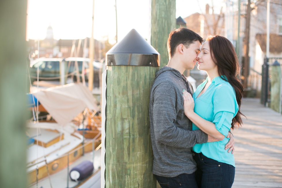 Annapolis Destination Lifestyle Engagement Photographer - California Engaged Couple