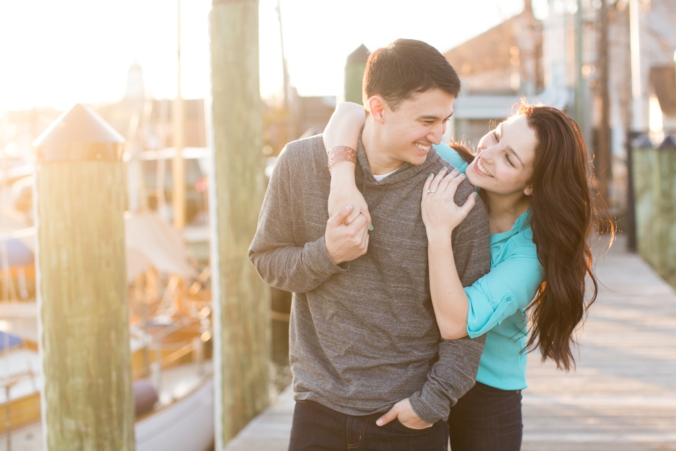 Annapolis Destination Lifestyle Engagement Photographer - California Engaged Couple