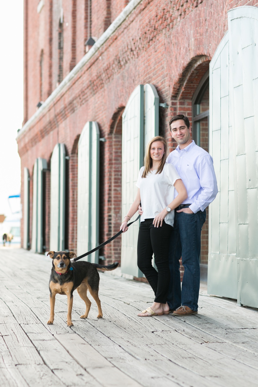 Inn at Henderson's Wharf - Fells Point Lifestyle Dog Engagement Session