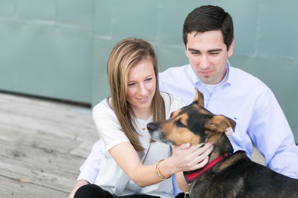 Inn at Henderson's Wharf - Fells Point Lifestyle Dog Engagement Session