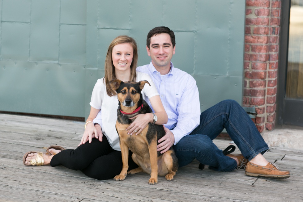 Inn at Henderson's Wharf - Fells Point Lifestyle Dog Engagement Session