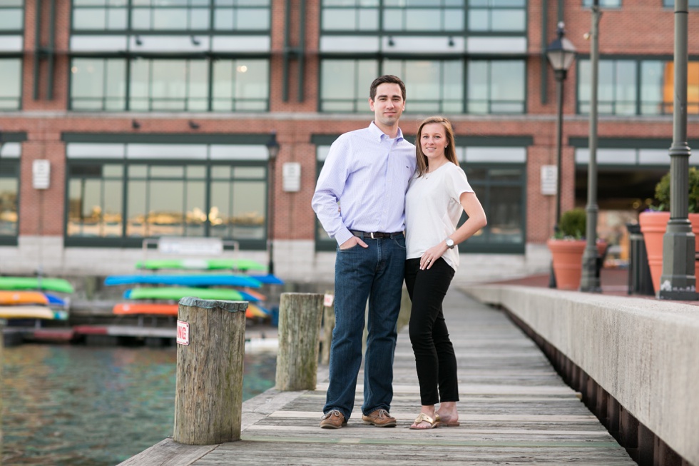 Bond Street Wharf Baltimore Engagement Photographs