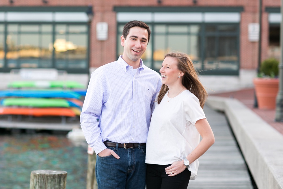 Bond Street Wharf Baltimore Engagement Photographs