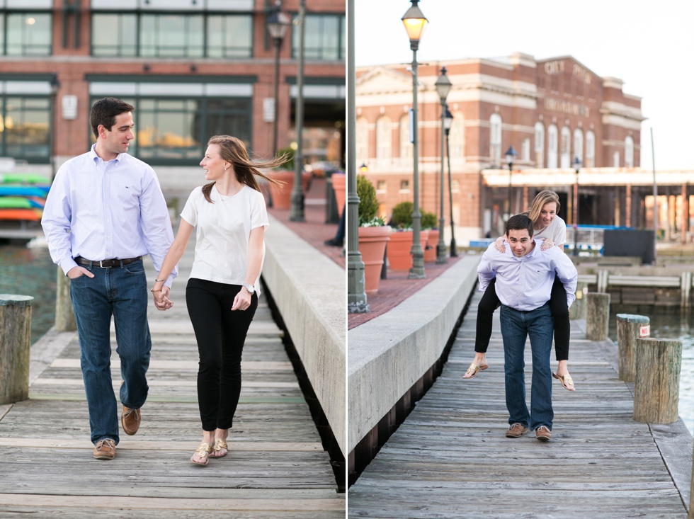 Bond Street Wharf Baltimore Engagement Photographs