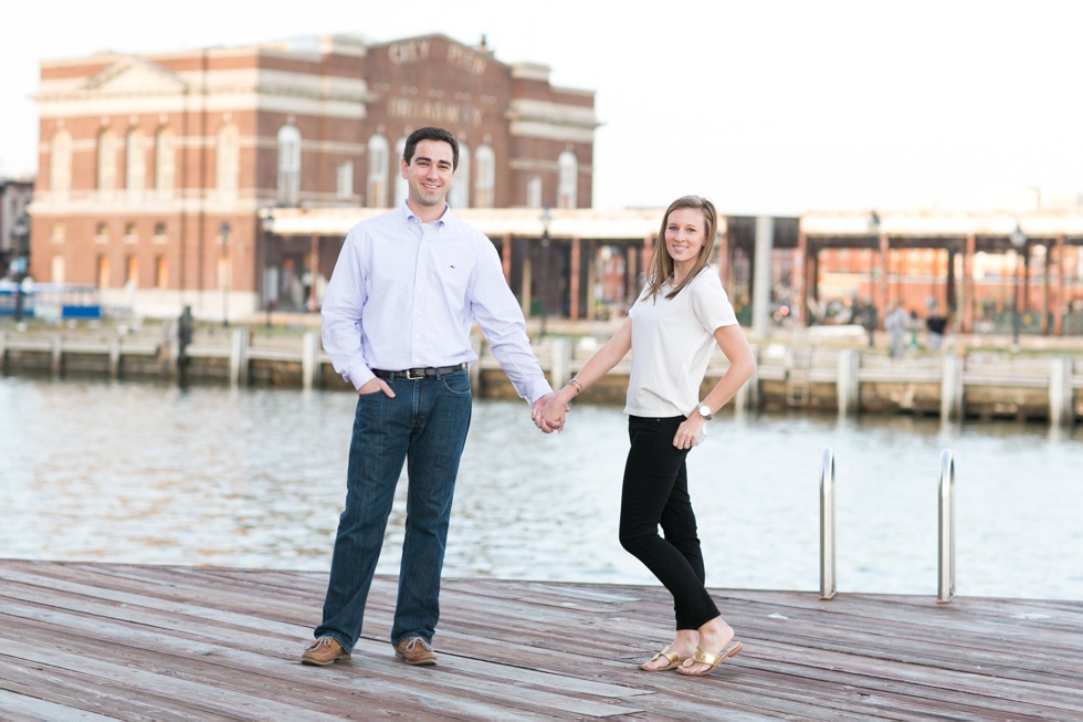 Fells Point Recreation Pier Engagement Photographs - UnderArmour Hotel Plan