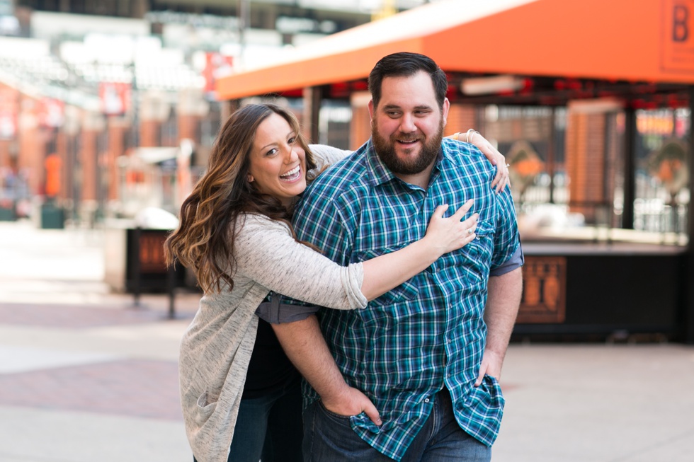 Philly engagement photographer  - Baseball theme