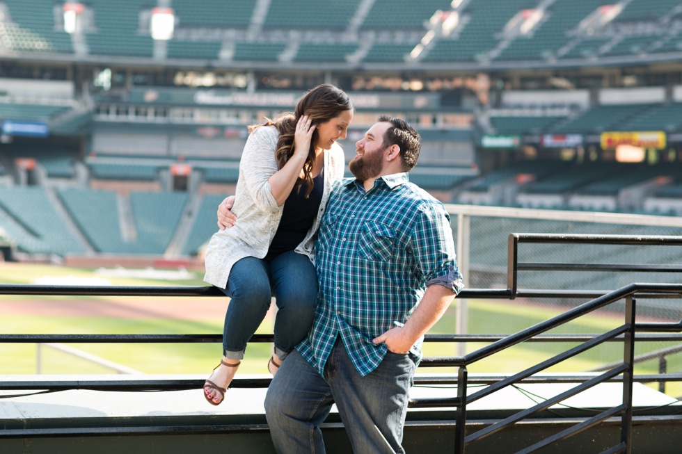 Traveling engagement photographer  - Ball Park