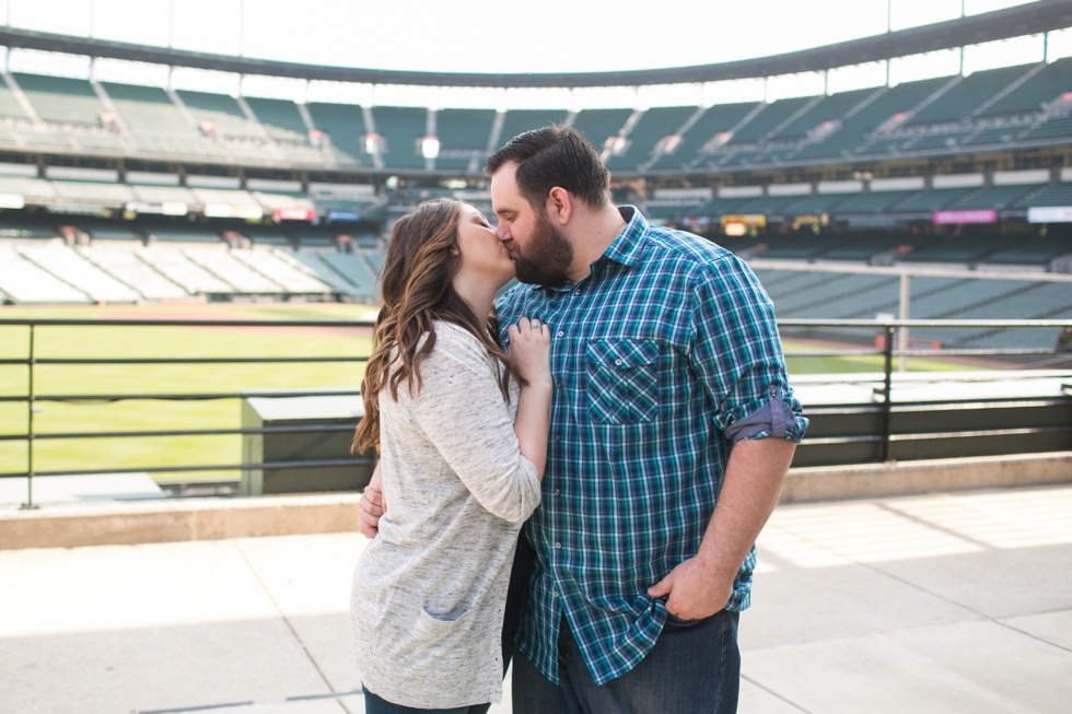 Engagement Session at Camden Yards 