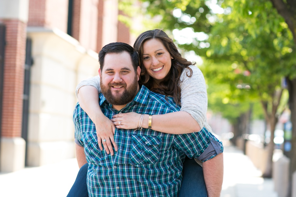 Camden Yards engagement photography