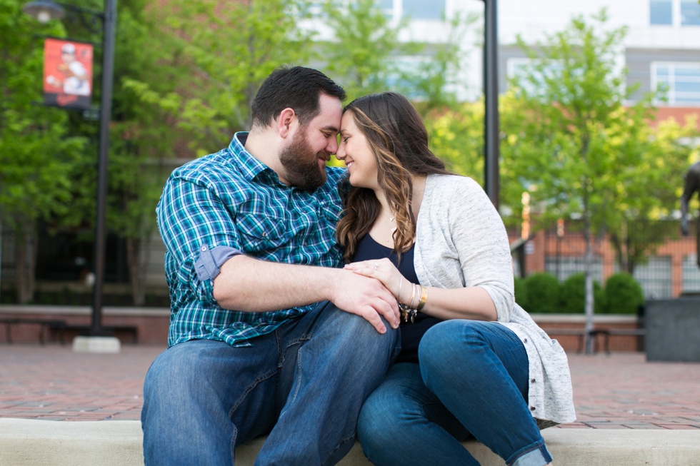 Camden Yards engagement photos