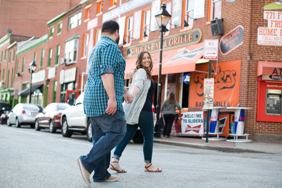 Camden Yards engagement photos