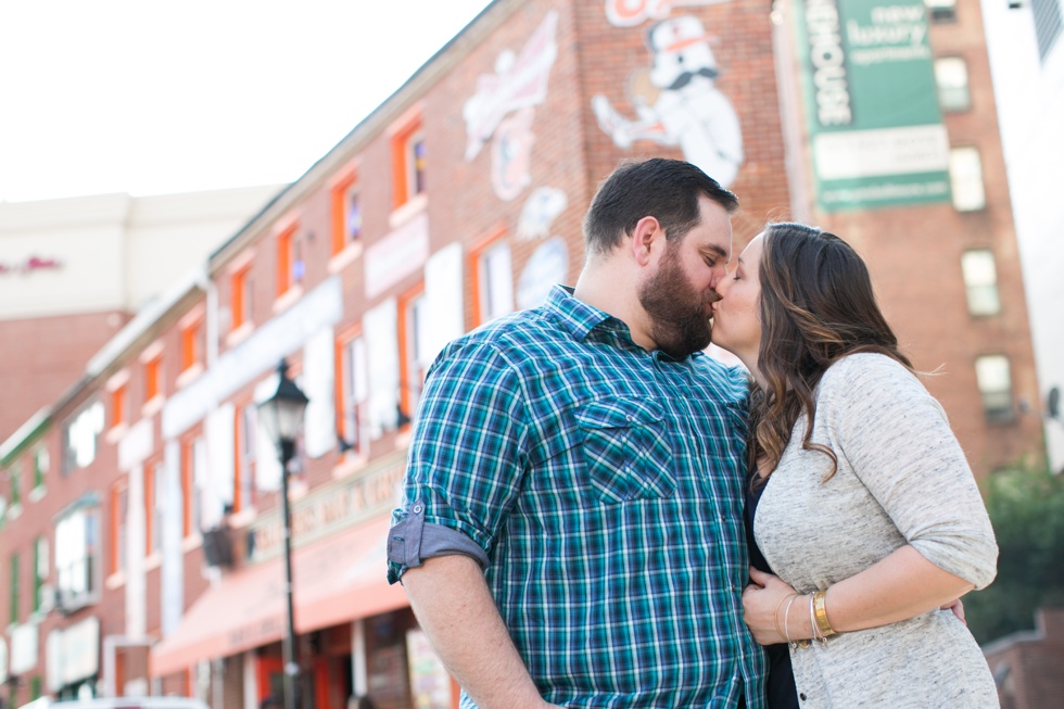 Camden Yards engagement photos