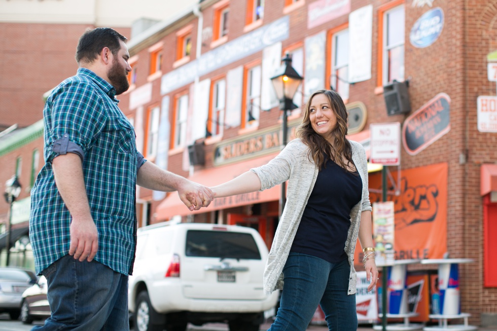 Camden Yards engagement photos