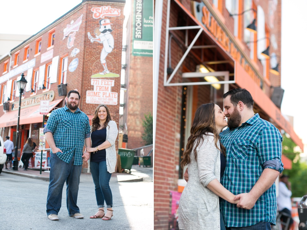 Camden Yards engagement photos