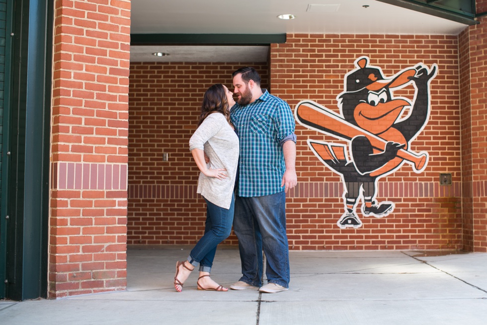 Oriole's Park Engagement Photographer