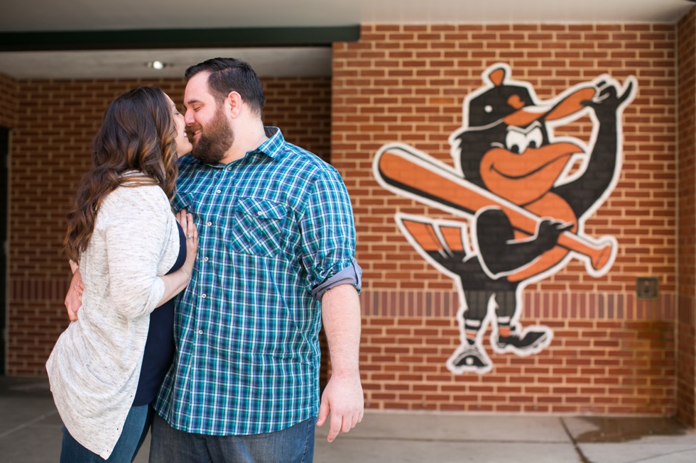 Oriole's Park Engagement Photographer