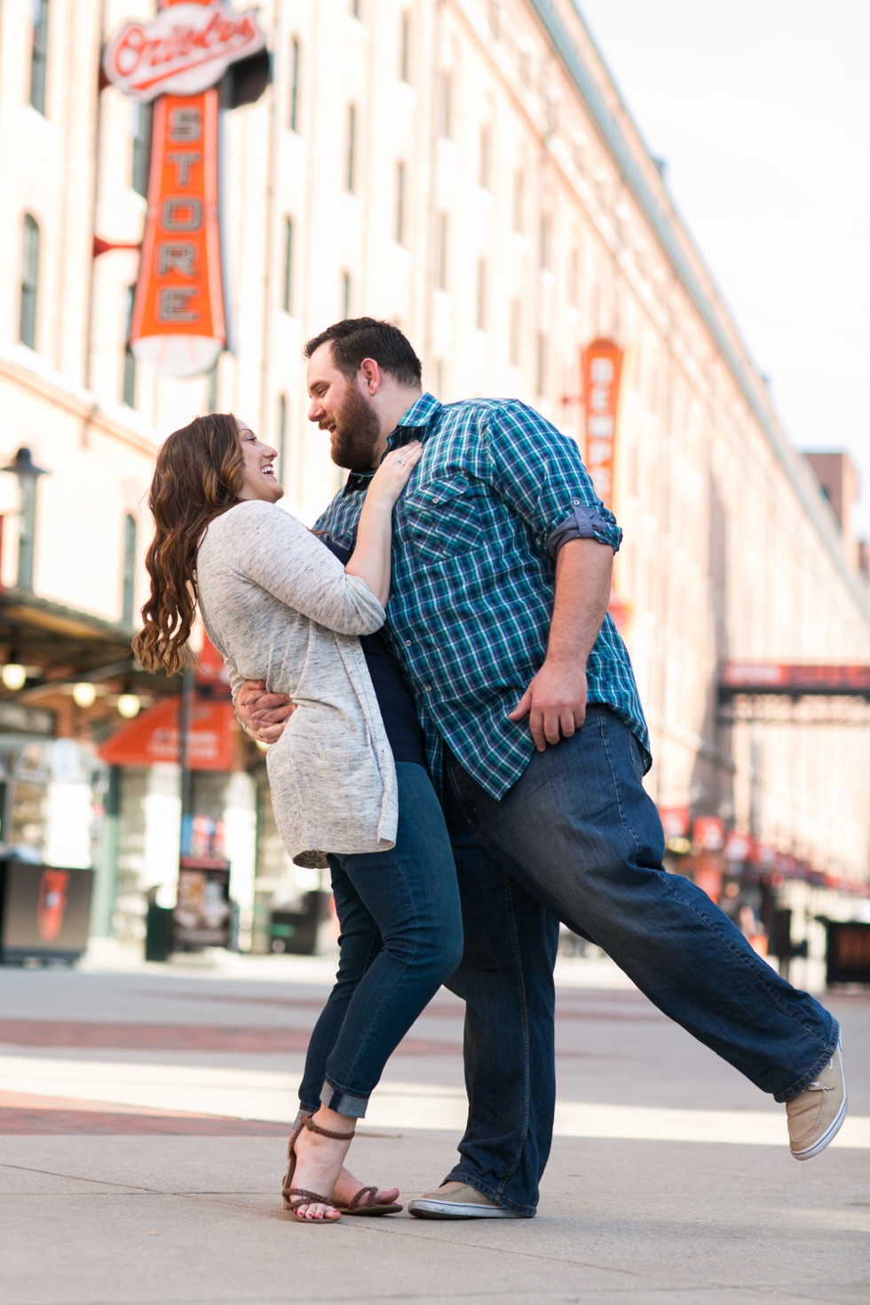 Engagement Session at Camden Yards 