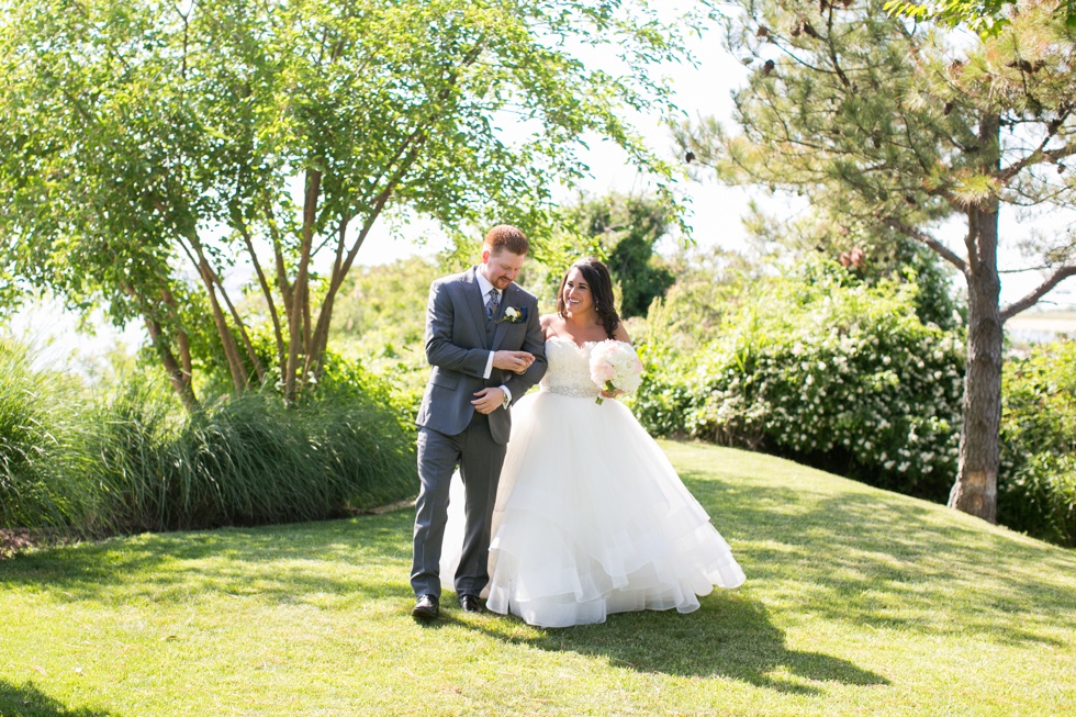 Bay Beach Club Bride - Lazaro Gown