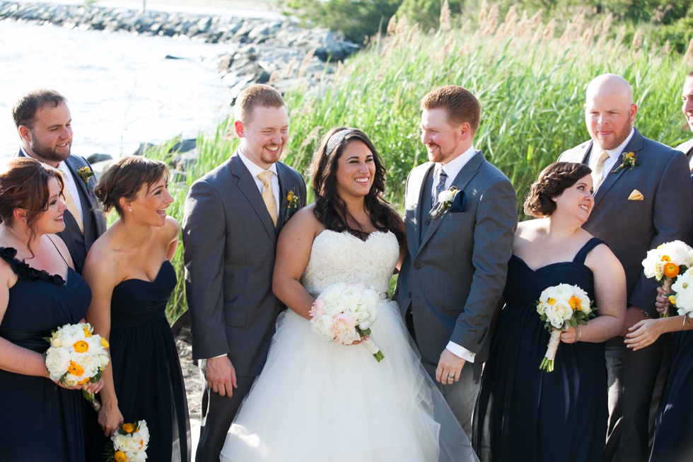 Beach Wedding Party Photograph