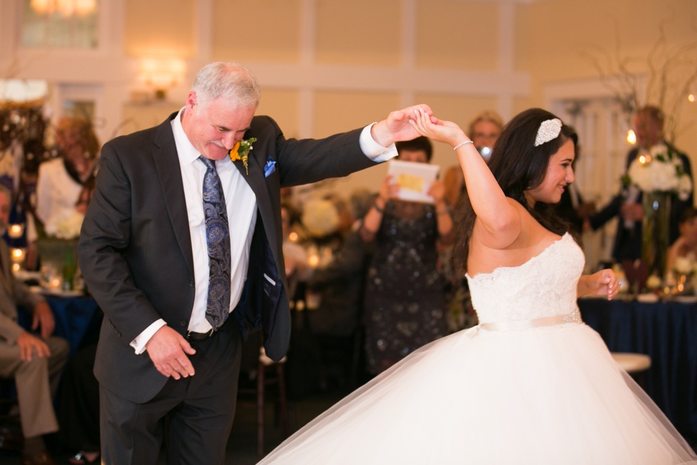 Beach Club Wedding Reception - Father Daughter Dance