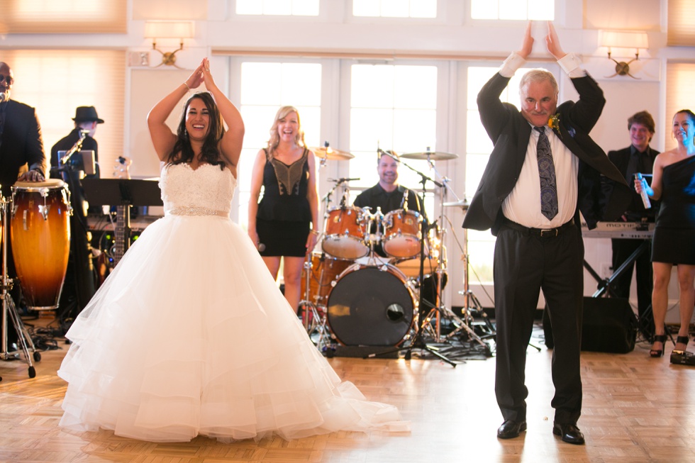 Beach Club Wedding Reception - Father Daughter Dance