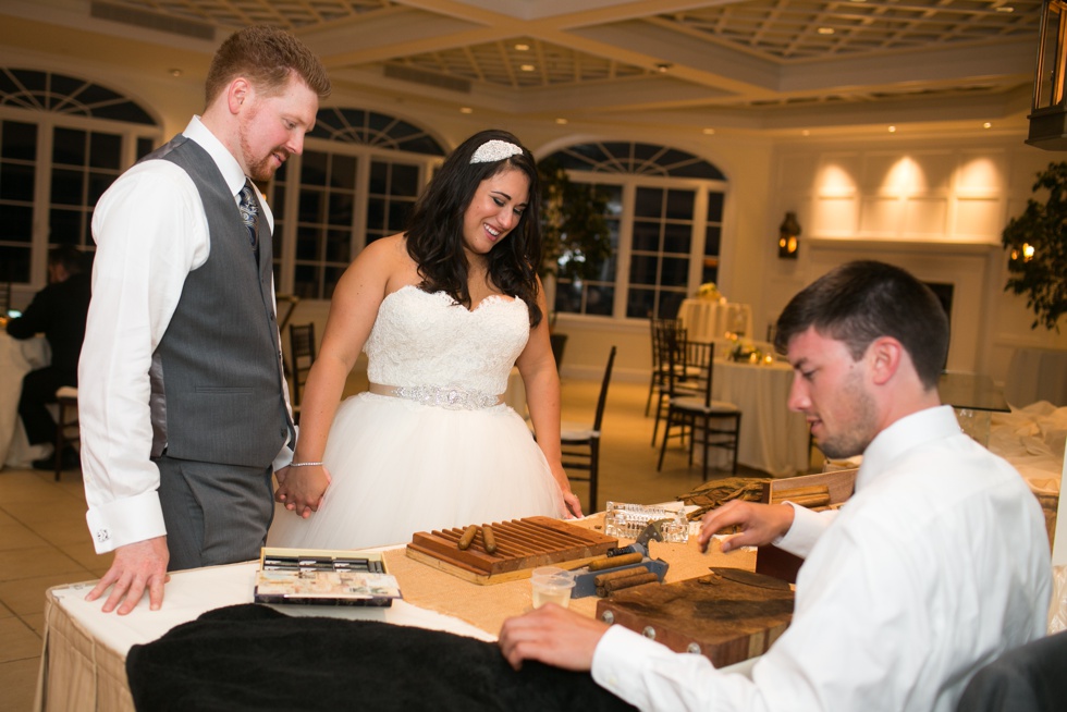 Eastern Shore Wedding Photographer - Hand made wedding cigar