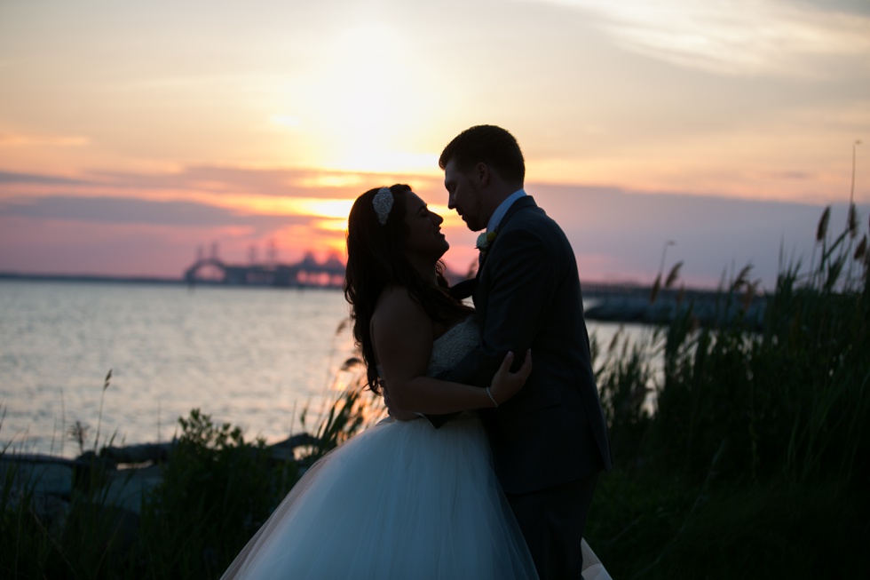 Bay Bridge Wedding Photographs - Lazaro Gown