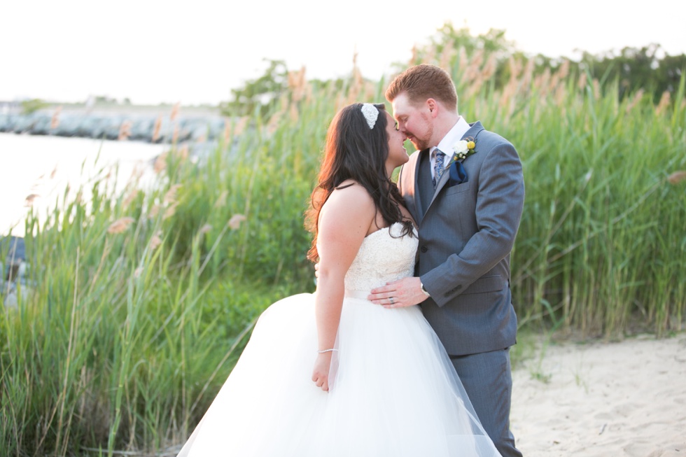 Eastern Shore Wedding Couple Portraits