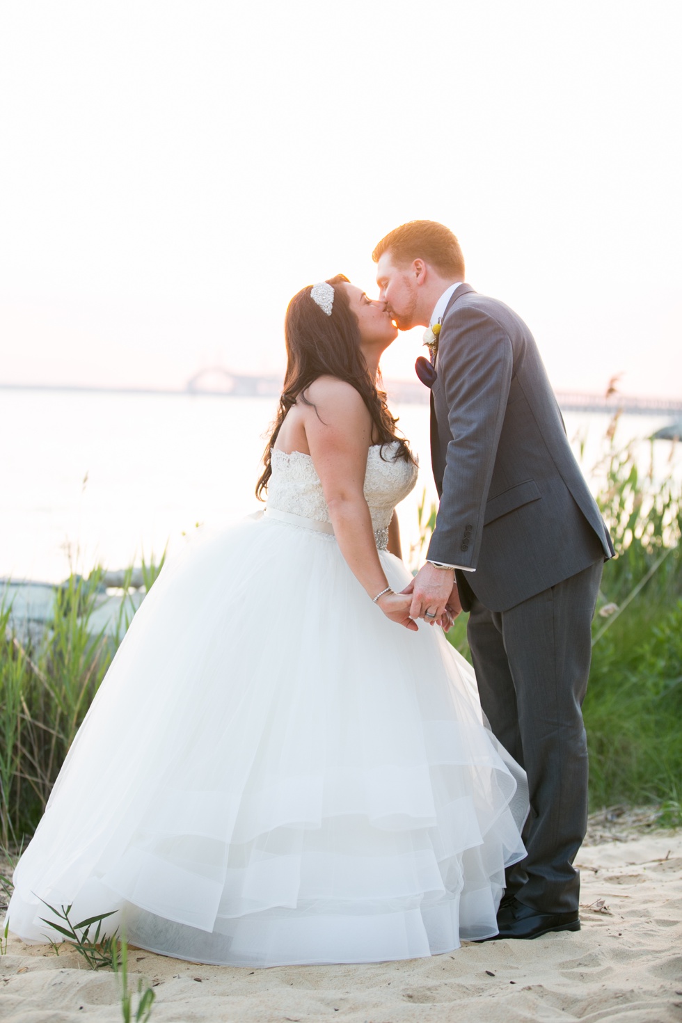 Eastern Shore Wedding Couple Portraits