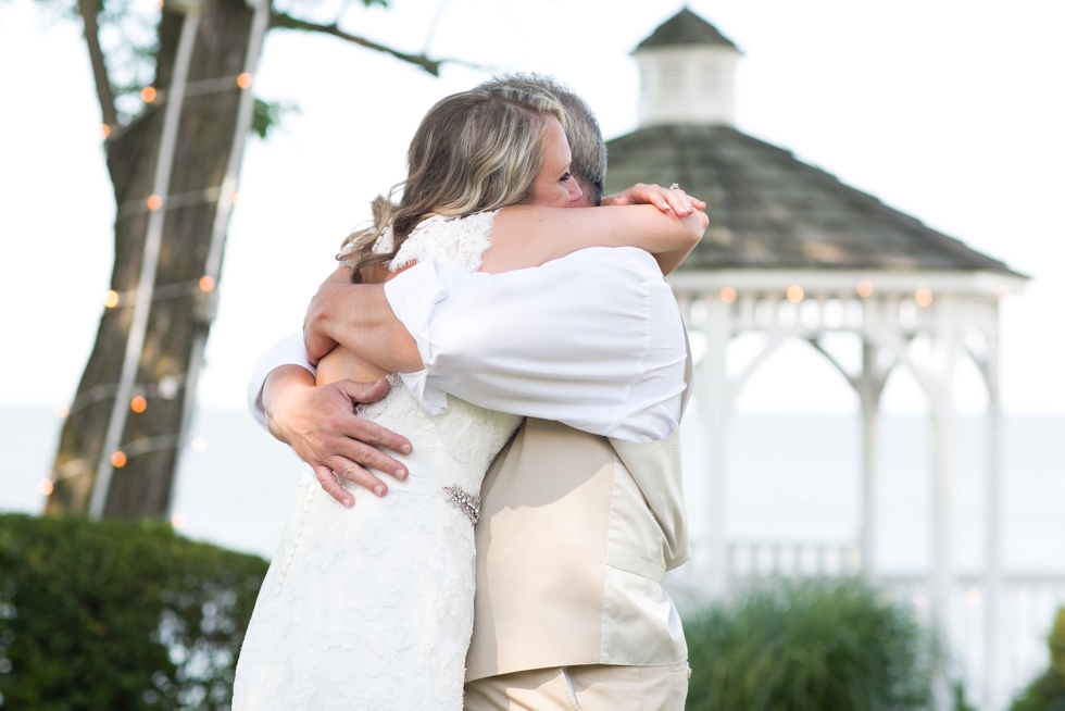 Father Daughter First Look - Celebrations at the Bay