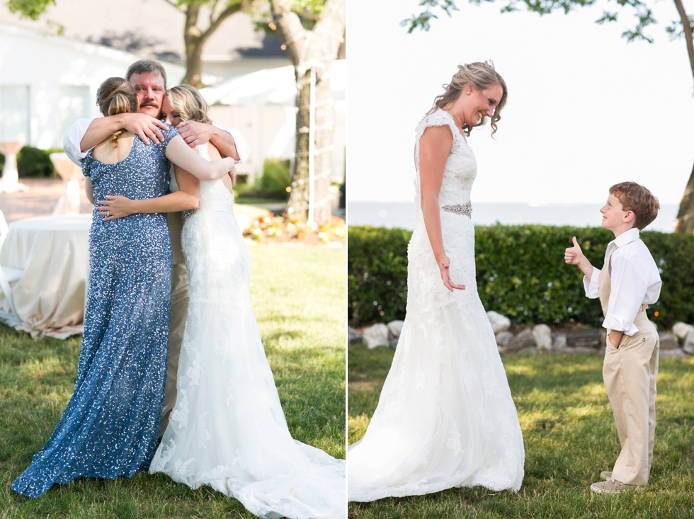 Father Daughter First Look - Celebrations at the Bay