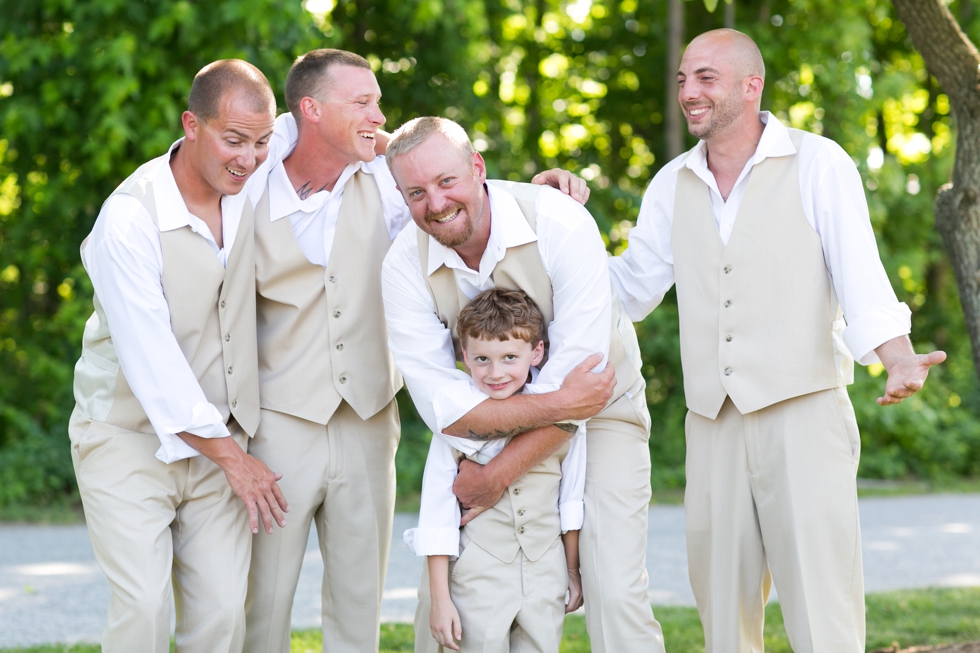 Beige Vest Suite - Chesapeake Bay Wedding Party