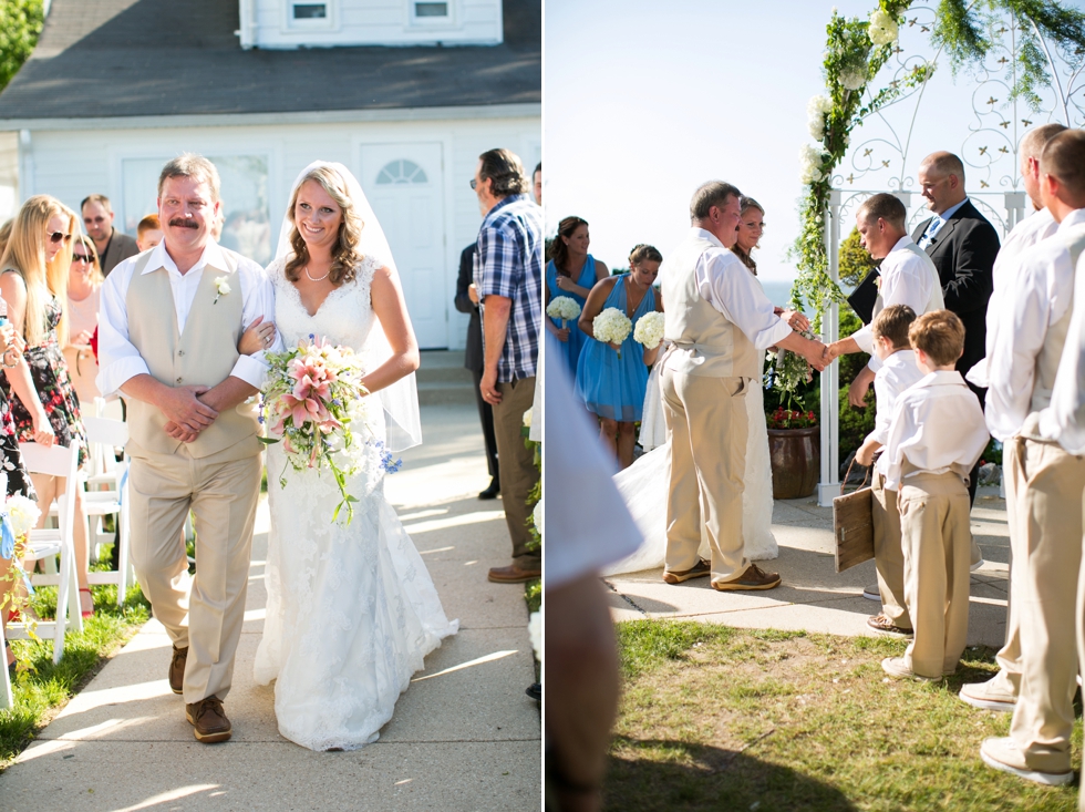 Chesapeake Bay outdoor Ceremony