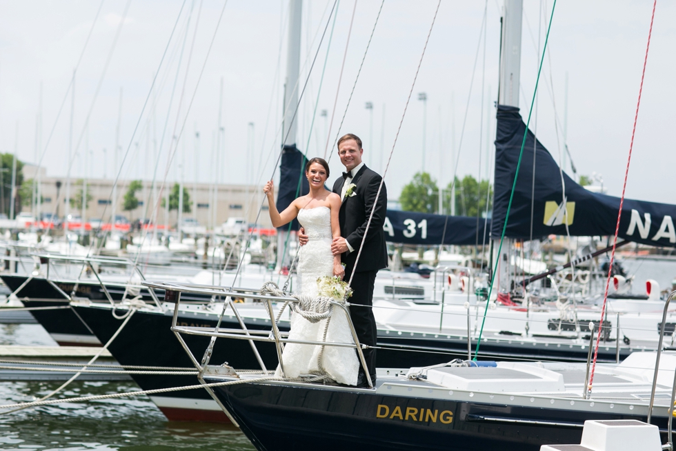 Waterfront Wedding at the Naval Academy - Santee Basin