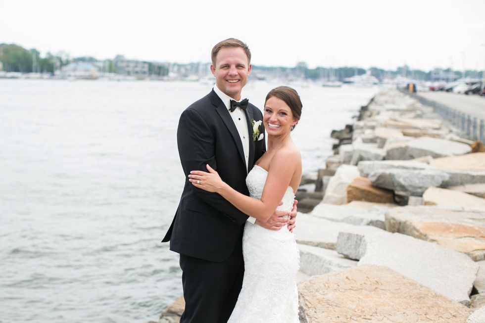 Naval Academy Rock Wall Wedding Photographer