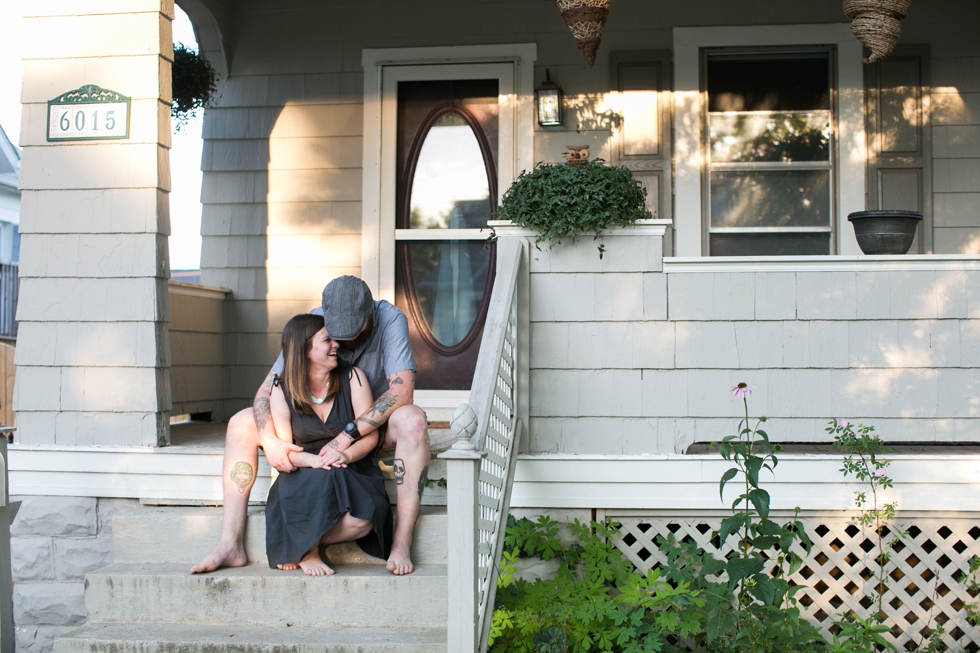 First Home Engagement Photographs - Philadelphia wedding photographer