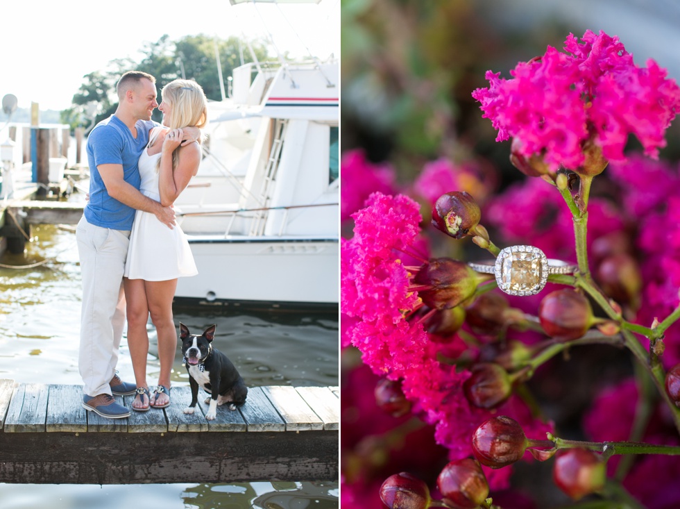 Cakes by Rachael - Annapolis Boat Engagement Photographs